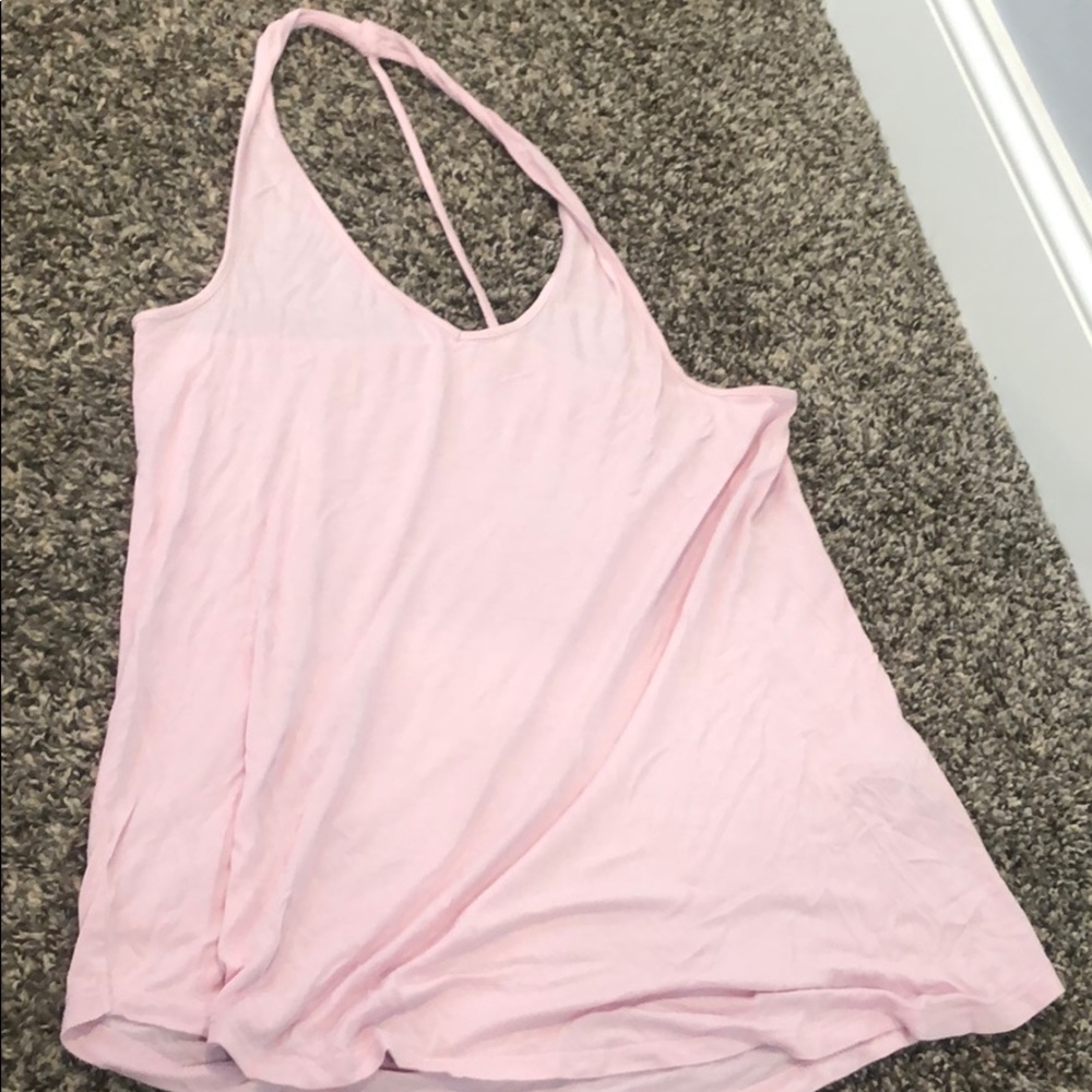pink halter top